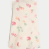 Mini-robe bustier en lin mélangé Mini-robe bustier en lin mélangé