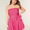Mini-robe bustier à nœud Mini-robe bustier à nœud