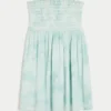 Mini-robe bustier smockée Mini-robe bustier smockée