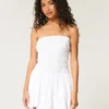 Mini-robe bustier à volants Mini-robe bustier à volants