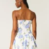 Mini-robe bustier à volants Mini-robe bustier à volants