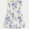 Mini-robe bustier à volants Mini-robe bustier à volants