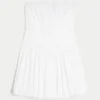 Mini-robe bustier à volants Mini-robe bustier à volants