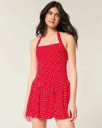 Mini-robe dos nu à taille basse