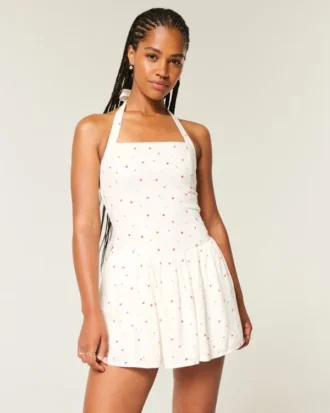 Mini-robe dos nu à taille basse