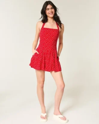 Mini-robe dos nu à taille basse
