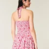 Mini-robe dos nu à taille basse