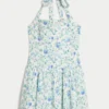 Mini-robe dos nu à taille basse Mini-robe dos nu à taille basse
