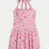 Mini-robe dos nu à taille basse