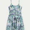 Mini-robe smockée scintillante