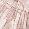 Mini-robe smockée scintillante