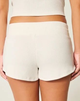 Mini-short confortable en tissu gaufré Gilly Hicks