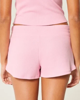 Mini-short confortable en tissu gaufré Gilly Hicks