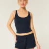 Mini-short confortable à motif gaufré Gilly Hicks Mini-short confortable à motif gaufré Gilly Hicks