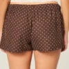 Mini-short en flanelle à nœud en satin Holiday Vault Release