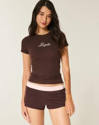 Mini-short en molleton