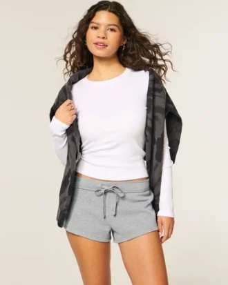 Mini-short en molleton