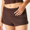 Mini-short en molleton