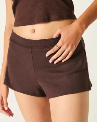 Mini-short en molleton