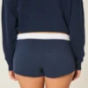 Mini-short en molleton
