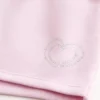 Mini-short en molleton avec motif cœur Mini-short en molleton avec motif cœur