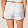 Mini-short en molleton camouflage bleu Mini-short en molleton camouflage bleu