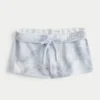 Mini-short en molleton camouflage bleu Mini-short en molleton camouflage bleu