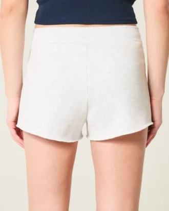 Mini-short en molleton à motif graphique