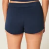 Mini-short en molleton à motif nœud