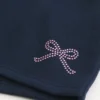 Mini-short en molleton à motif nœud