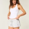 Mini-short en molleton à motif étoilé