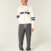 Pantalon ample en lin mélangé Pantalon ample en lin mélangé