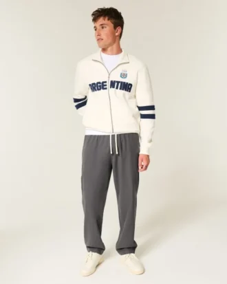 Pantalon ample en lin mélangé