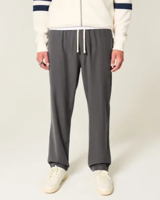 Pantalon ample en lin mélangé