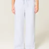 Pantalon ample en lin mélangé Pantalon ample en lin mélangé
