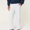 Pantalon ample en lin mélangé Pantalon ample en lin mélangé