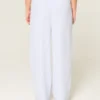 Pantalon ample en lin mélangé Pantalon ample en lin mélangé