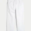 Pantalon ample en lin mélangé Pantalon ample en lin mélangé