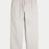 Pantalon ample en lin mélangé Pantalon ample en lin mélangé