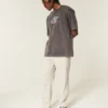 Pantalon ample en seersucker à enfiler Pantalon ample en seersucker à enfiler