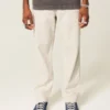 Pantalon ample en seersucker à enfiler Pantalon ample en seersucker à enfiler