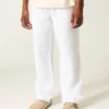 Pantalon ample en seersucker à enfiler Pantalon ample en seersucker à enfiler