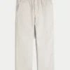 Pantalon ample en seersucker à enfiler Pantalon ample en seersucker à enfiler