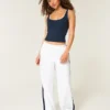 Pantalon ample à rayures