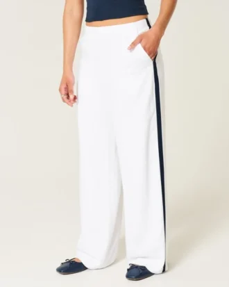 Pantalon ample à rayures