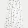 Pantalon baggy en flanelle