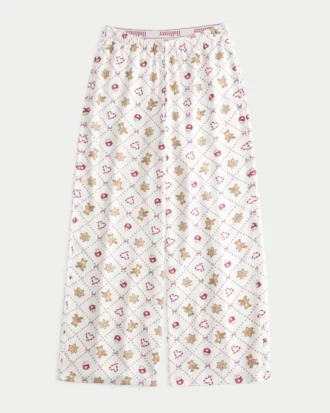 Pantalon baggy en flanelle