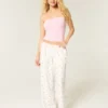 Pantalon baggy en flanelle Pantalon baggy en flanelle