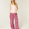 Pantalon baggy en flanelle Pantalon baggy en flanelle