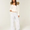 Pantalon baggy en flanelle Pantalon baggy en flanelle